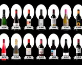 Variedad de vinos famosos en oferta, desde espumosos hasta tintos y rosados, con precios que van desde 2,69€ hasta 9,76€.